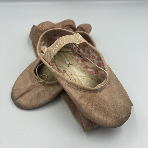 Capezio 10.5 Ballet Slippers and size 2-6 tights nude - Picture 6 of 6